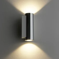 Applique Da Parete-Linea Light Lampada da parete alluminio per salotto biemissione birba