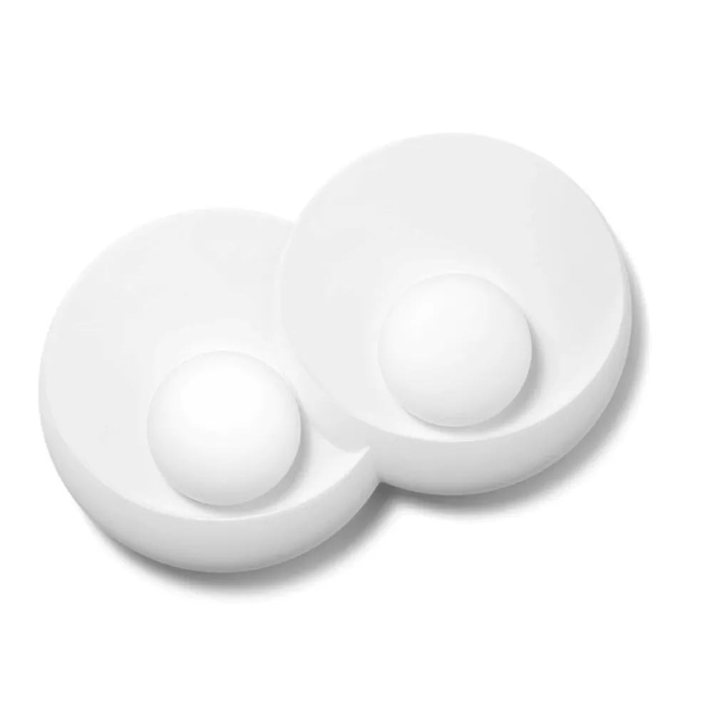 Applique Da Parete-Sforzin Illuminazione Lampada da parete moderna di gesso bianca sforzin pitane