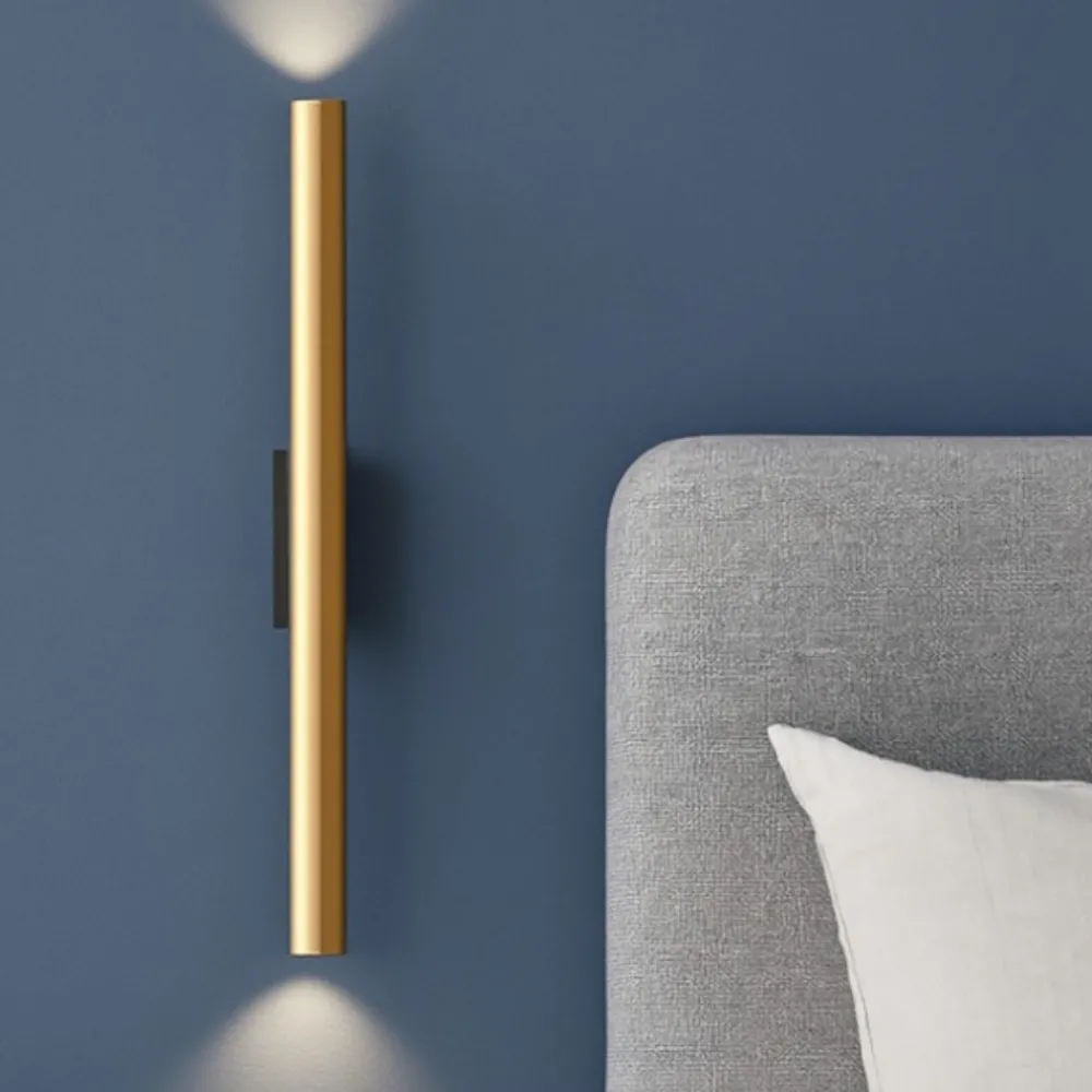 Applique Camera Da Letto-Selezionato da Mazzolaluce Lampada da parete per comodino applique cilindro ottone