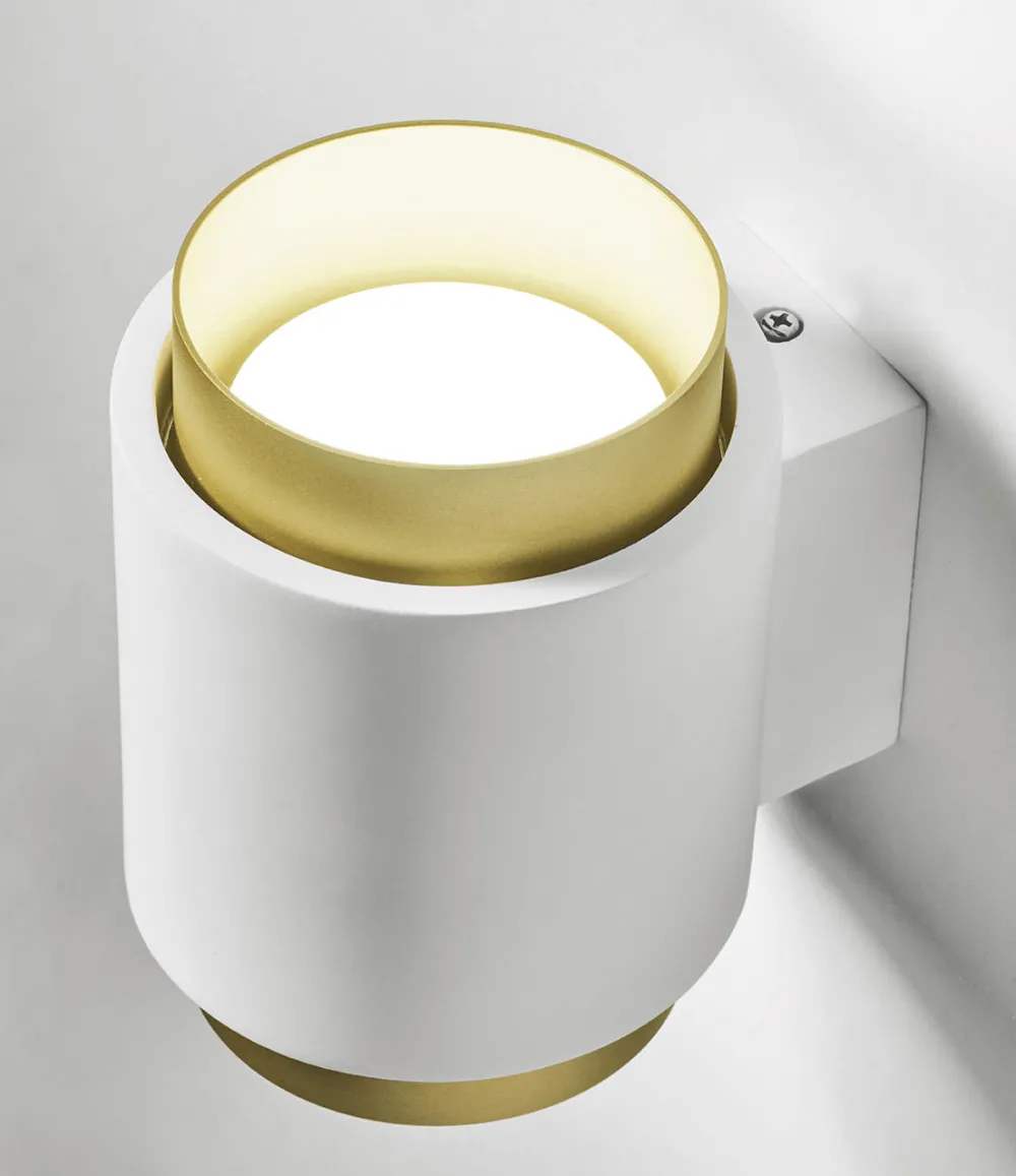 Applique Da Parete-Sforzin Illuminazione Lampada da parete syme oro sforzin in gesso