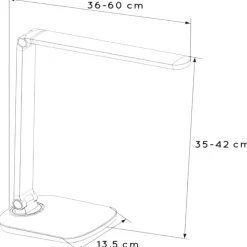 Lampade Da Tavolo-Selezionato da Mazzolaluce Lampada da scrivania design moderna orientabile led 10w dimmerabile
