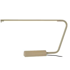 Lampade Da Tavolo-Selezionato da Mazzolaluce Lampada da scrivania design moderna tortora led 2700k dimmerabile