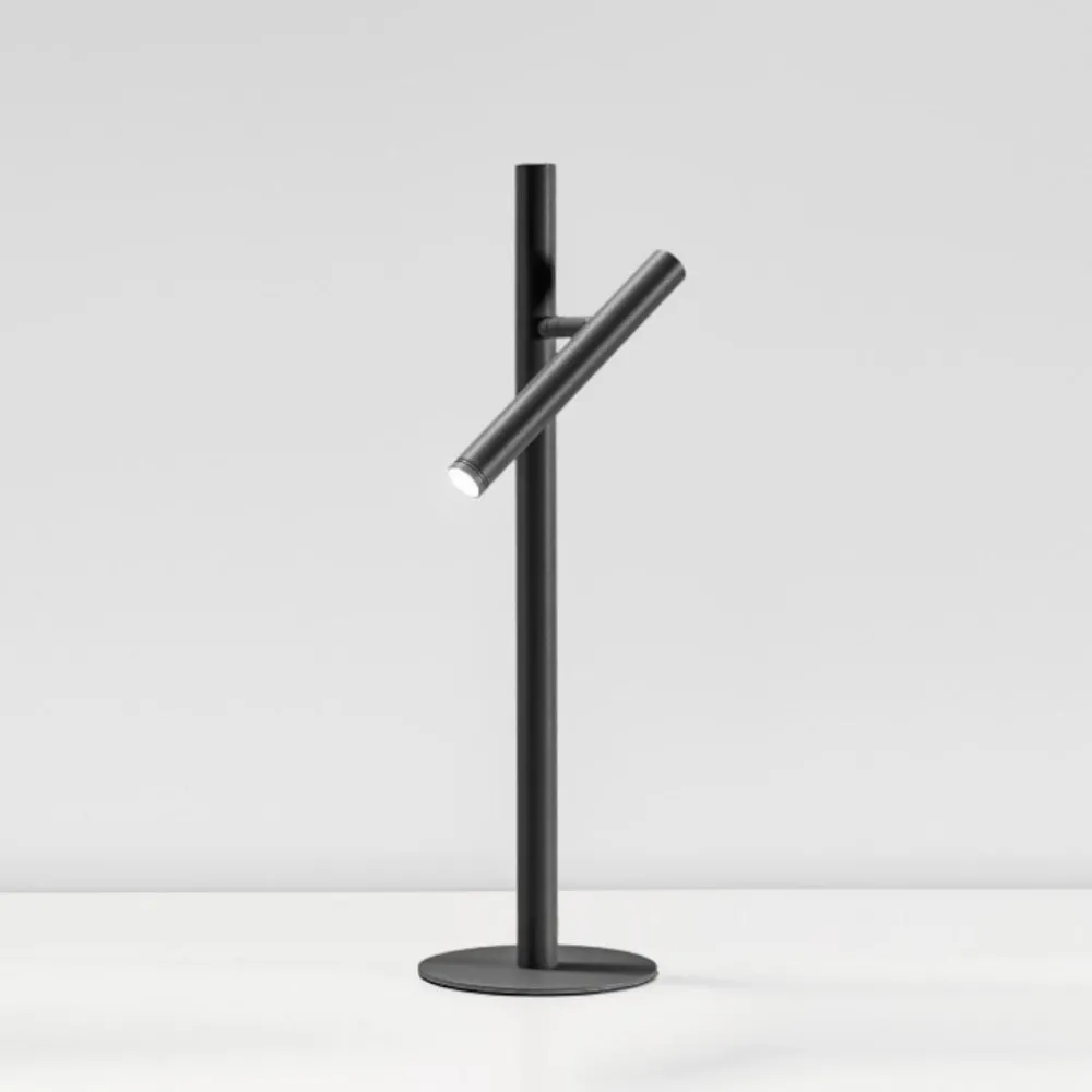 Lampade Da Tavolo-Gea Luce Lampada da scrivania gls led 3000k dimmerabile orientabile nera