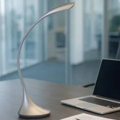 Lampade Da Tavolo-Perenz Illuminazione Lampada da scrivania grigio design moderna sonagli perenz