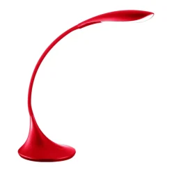 Lampade Da Tavolo-Gea Luce Lampada da scrivania led 4.5w 3000k flessibile rosso