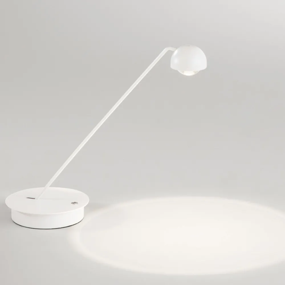 Lampade Da Tavolo-Perenz Illuminazione Lampada da scrivania lyra bianca led cct moderna