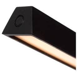 Lampade Da Tavolo-Selezionato da Mazzolaluce Lampada da scrivania nera design moderna sottile led 3w 2700k