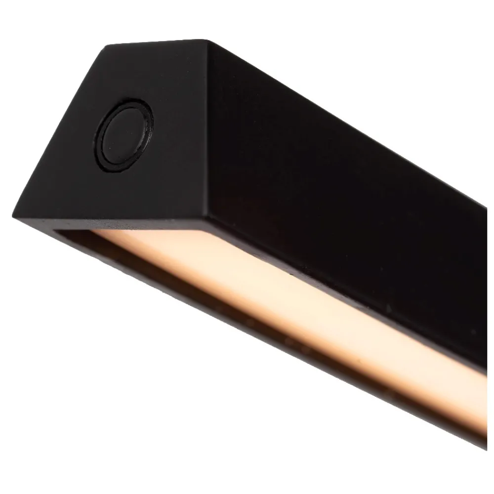 Lampade Da Tavolo-Selezionato da Mazzolaluce Lampada da scrivania nera design moderna sottile led 3w 2700k