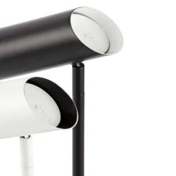 Abat Jour-Selezionato da Mazzolaluce Lampada da scrivania nera design moderna orientabile