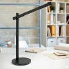 Lampade Da Tavolo-Perenz Illuminazione Lampada da scrivania nera desig moderna ruler perenz