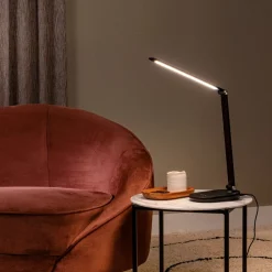 Lampade Da Tavolo-Selezionato da Mazzolaluce Lampada da scrivania nera led 8w dimmerabile orientabile 2700k a 6500k