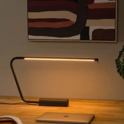 Lampade Da Tavolo-Selezionato da Mazzolaluce Lampada da scrivania nera moderna led 6,5w 2600k touch dimmer