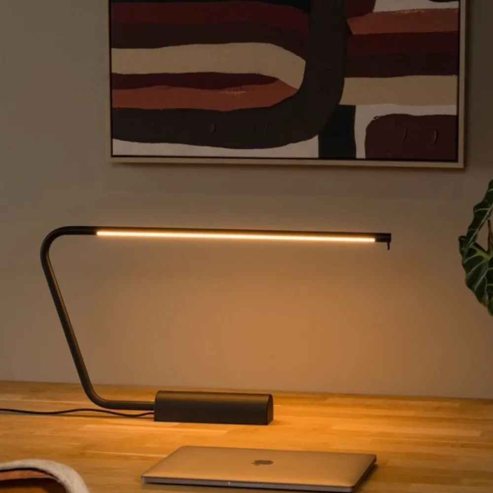 Lampade Da Tavolo-Selezionato da Mazzolaluce Lampada da scrivania nera moderna led 6,5w 2600k touch dimmer