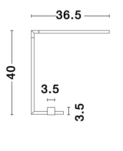 Lampade Da Tavolo-Selezionato da Mazzolaluce Lampada da scrivania oro girevole sottile moderna led 5w 3000k