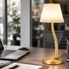 Lampade Da Tavolo-Fabas Luce Lampada da scrivania oro ottone design moderna ibla