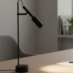 Lampade Da Tavolo-Selezionato da Mazzolaluce Lampada da scrivani nera orientabile led 7w 3000k