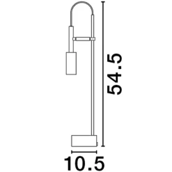 Lampade Da Tavolo-Selezionato da Mazzolaluce Lampada da scrivani nera orientabile led 7w 3000k