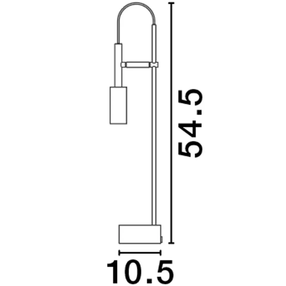 Lampade Da Tavolo-Selezionato da Mazzolaluce Lampada da scrivani nera orientabile led 7w 3000k
