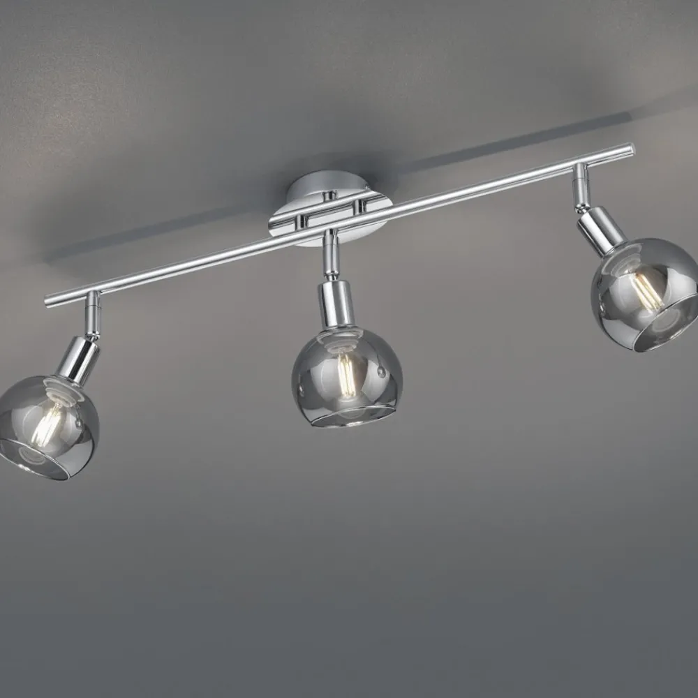 Plafoniere Moderne-Selezionato da Mazzolaluce Lampada da soffitto 3 luci led orientabile sfere vetro