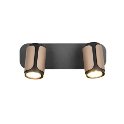 Plafoniere Moderne-Selezionato da Mazzolaluce Lampada da soffitto nero caffe plafoniera con luci orientabili
