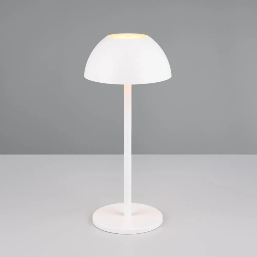 Lampade Da Tavolino Esterno-Selezionato da Mazzolaluce Lampada da tavolino bianca senza fili ricaricabile moderna per esterno