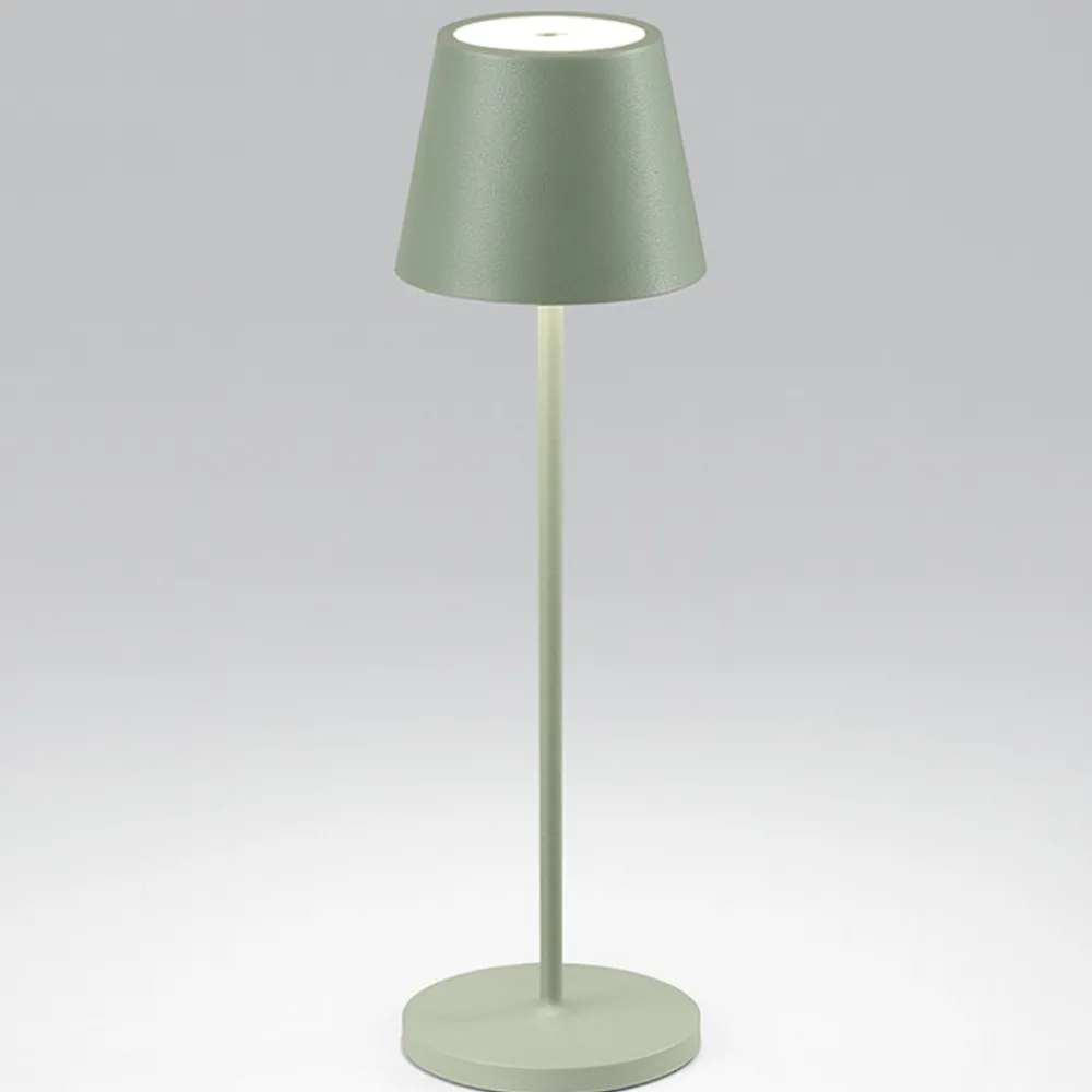Lampade Da Tavolino Esterno-Perenz Illuminazione Lampada da tavolino h 39cm verde salvia diva perenz per esterno