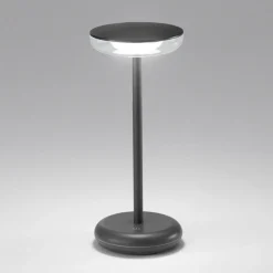 Lampade Da Tavolino Esterno-Perenz Illuminazione Lampada da tavolino led grigio soap perenz portatile per esterno