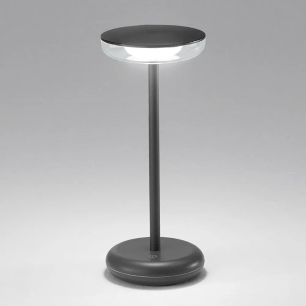 Lampade Da Tavolino Esterno-Perenz Illuminazione Lampada da tavolino led grigio soap perenz portatile per esterno