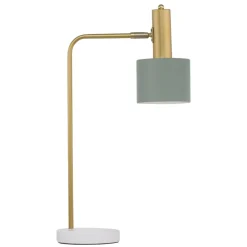 Lampade Da Tavolo-Selezionato da Mazzolaluce Lampada da tavolino orientabile bianco oro verde