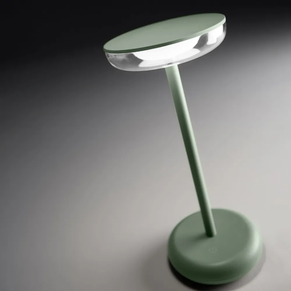 Lampade Da Tavolino Esterno-Perenz Illuminazione Lampada da tavolino per esterno portatile verde salvia soap perenz