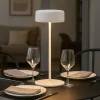 Lampade Da Tavolino Esterno-Maytoni Lampada da tavolino per esterno bianca led da 2200k a 4000k