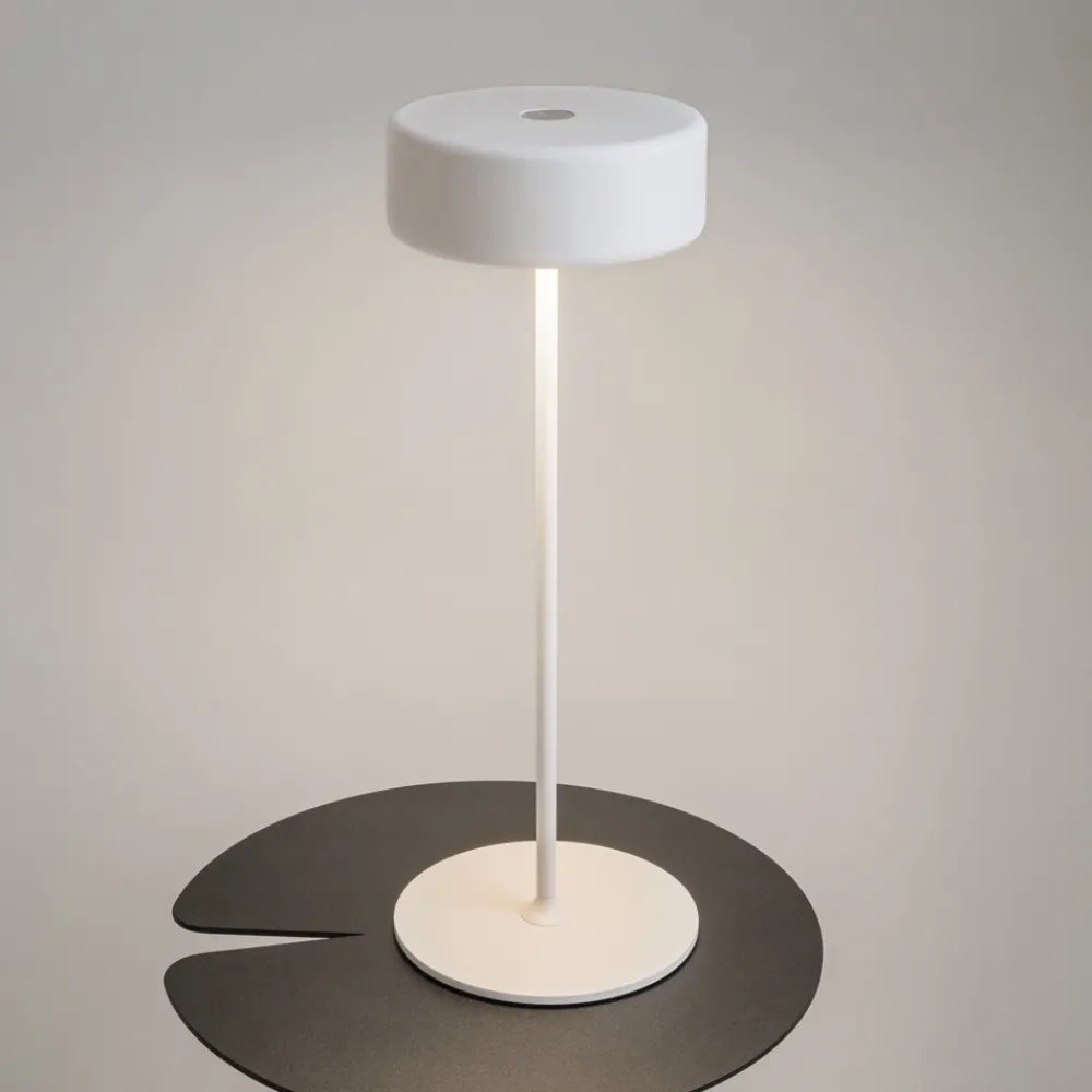 Lampade Da Tavolino Esterno-Maytoni Lampada da tavolino per esterno bianca led da 2200k a 4000k
