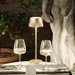 Lampade Da Tavolino Esterno-Ondaluce Lampada da tavolino per esterno oro led 3w 3000k lt macao