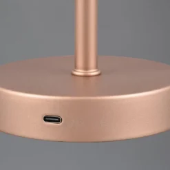 Lampade Da Tavolino Esterno-Selezionato da Mazzolaluce Lampada da tavolino per ristorante senza fili marrone caffe per esterno