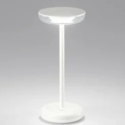 Lampade Da Tavolino Esterno-Perenz Illuminazione Lampada da tavolino portatile per esterno bianca soap perenz