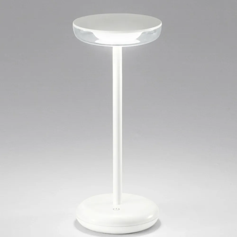 Lampade Da Tavolino Esterno-Perenz Illuminazione Lampada da tavolino portatile per esterno bianca soap perenz