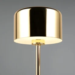 Lampade Da Tavolino Esterno-Selezionato da Mazzolaluce Lampada da tavolino portatile ricaricabile senza fili oro lucido moderna