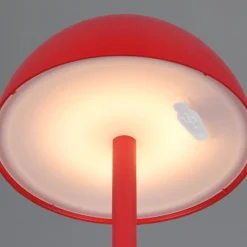 Lampade Da Tavolino Esterno-Selezionato da Mazzolaluce Lampada da tavolino portatile senza fili rossa led moderna
