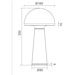 Lampade Da Tavolino Esterno-Selezionato da Mazzolaluce Lampada da tavolino portatile senza fili sabbia led 3000k