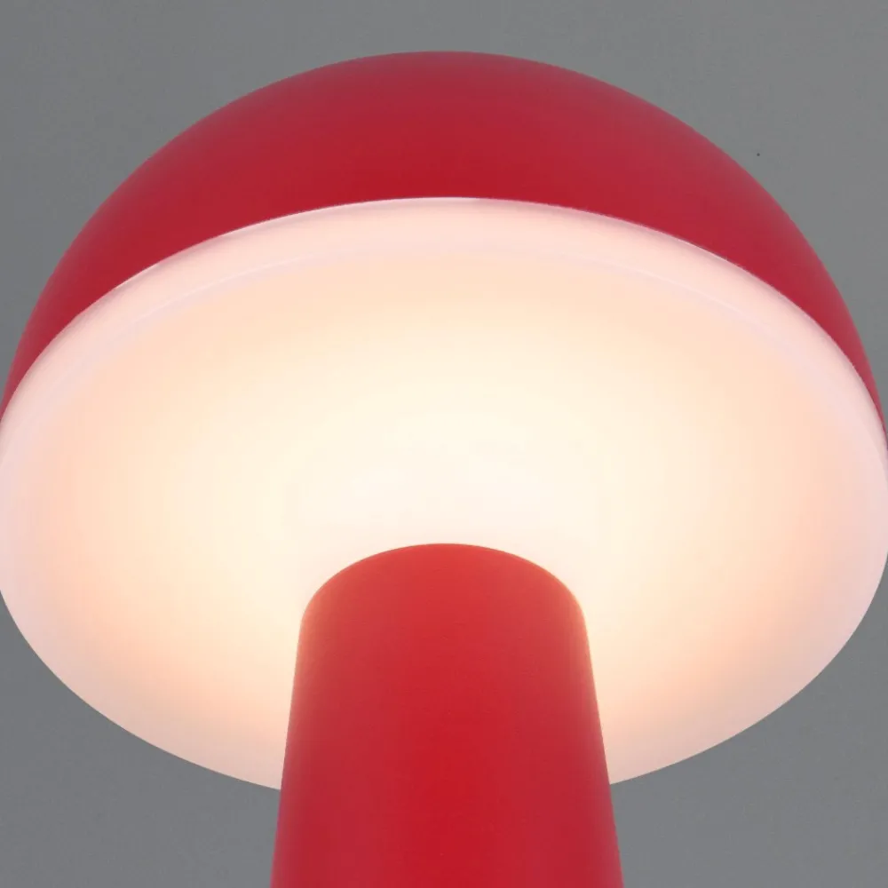 Lampade Da Tavolino Esterno-Selezionato da Mazzolaluce Lampada da tavolino rossa portatile ricaricabile led