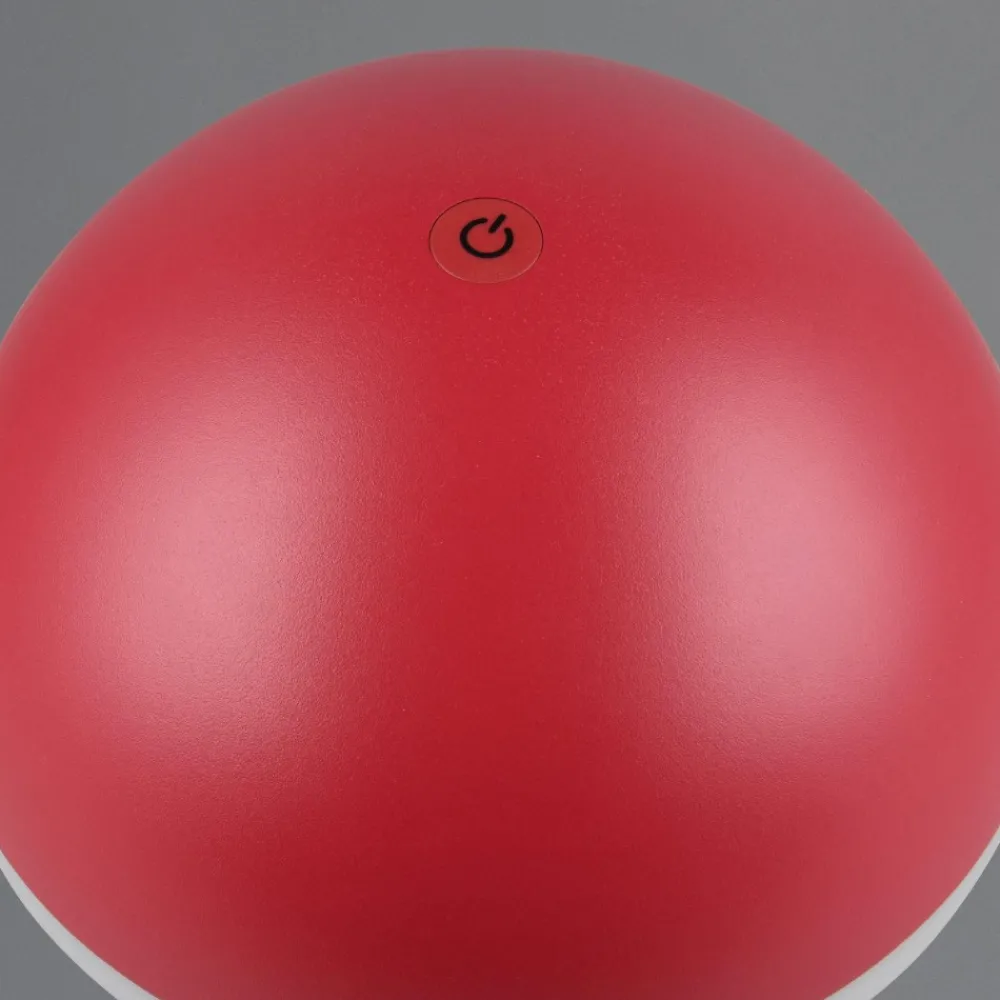 Lampade Da Tavolino Esterno-Selezionato da Mazzolaluce Lampada da tavolino rossa portatile ricaricabile led