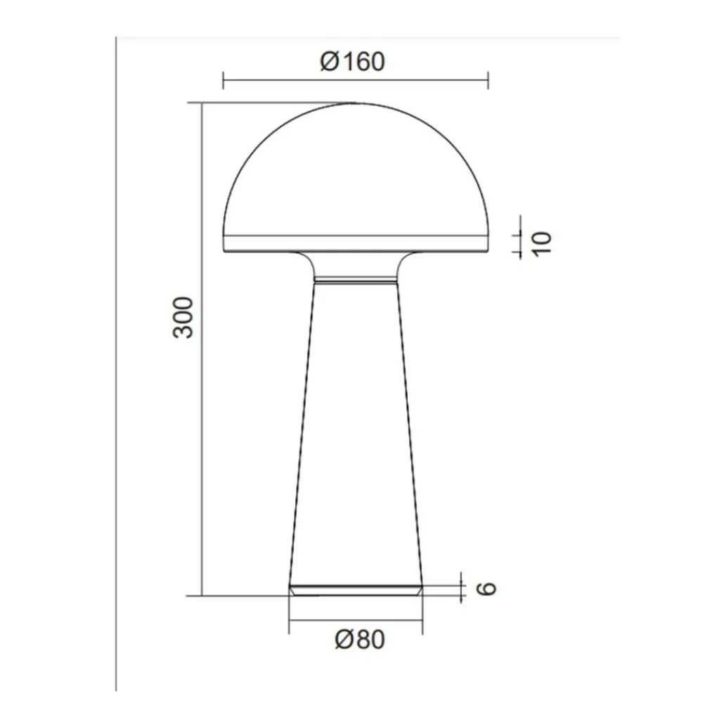 Lampade Da Tavolino Esterno-Selezionato da Mazzolaluce Lampada da tavolino rossa portatile ricaricabile led