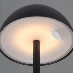 Lampade Da Tavolino Esterno-Selezionato da Mazzolaluce Lampada da tavolino senza fili ricaricabile nera moderna