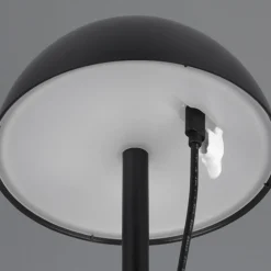 Lampade Da Tavolino Esterno-Selezionato da Mazzolaluce Lampada da tavolino senza fili ricaricabile nera moderna