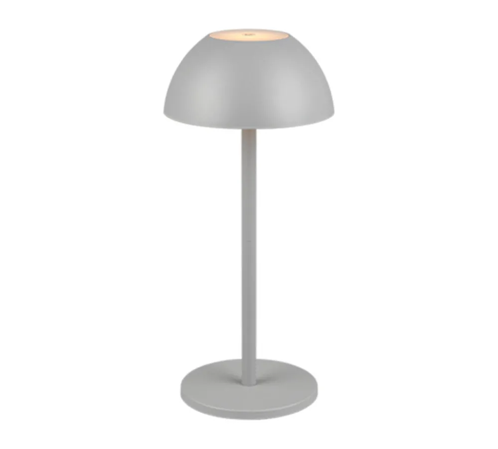 Lampade Da Tavolino Esterno-Selezionato da Mazzolaluce Lampada da tavolino senza fili per esterni design grigia