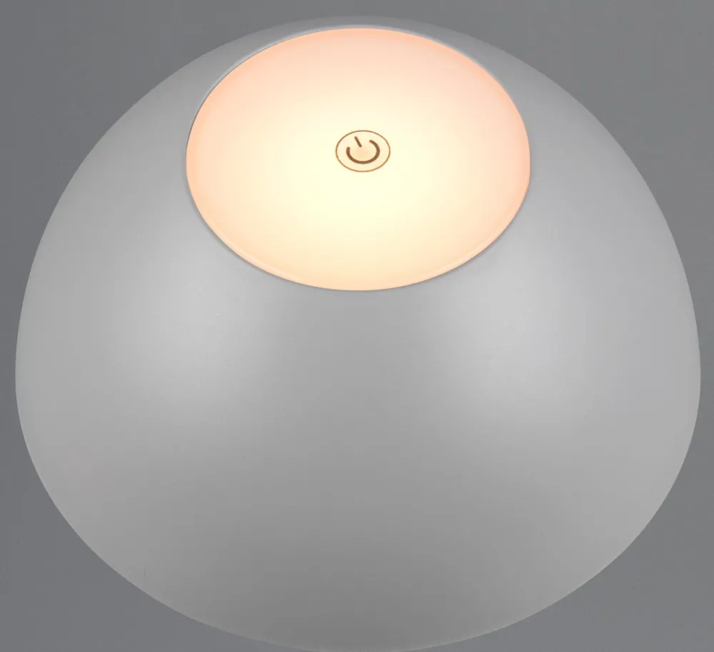 Lampade Da Tavolino Esterno-Selezionato da Mazzolaluce Lampada da tavolino senza fili per esterni design grigia