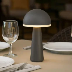 Lampade Da Tavolino Esterno-Selezionato da Mazzolaluce Lampada da tavoli per esterno antracite portatile ricaricabile