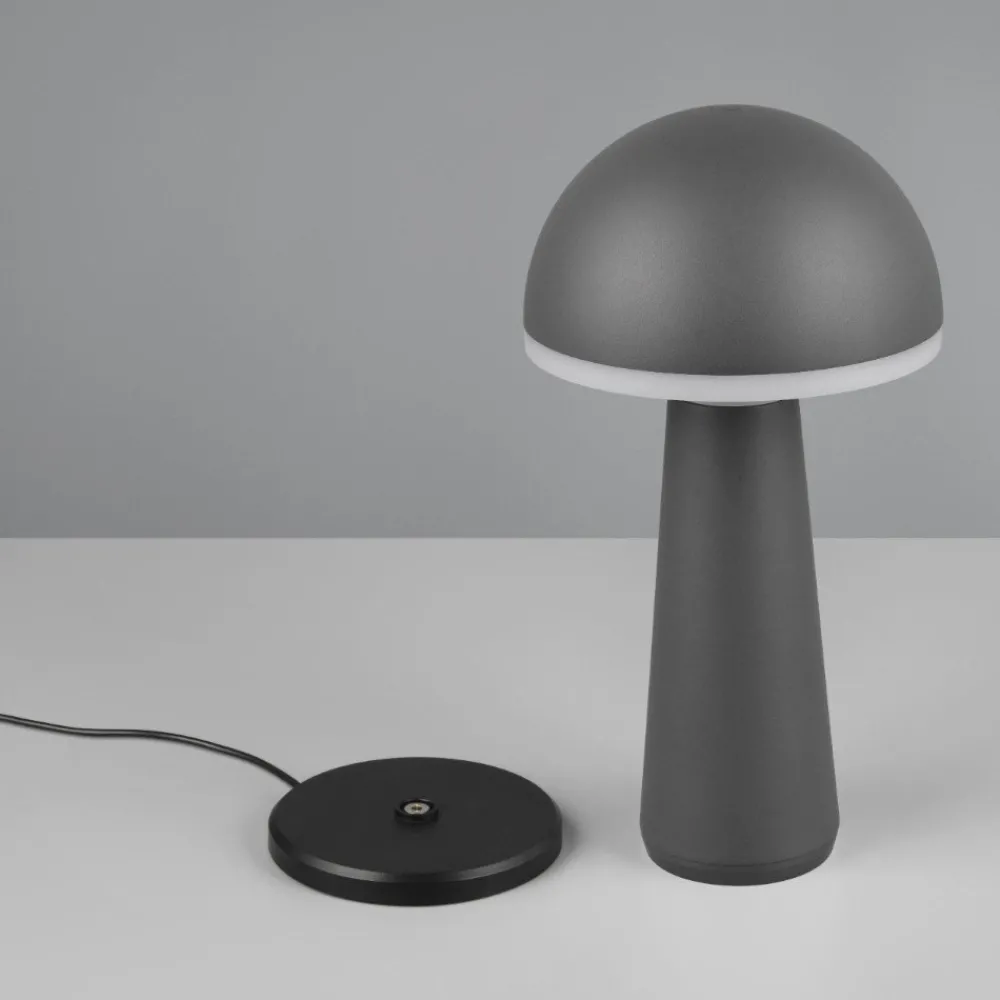 Lampade Da Tavolino Esterno-Selezionato da Mazzolaluce Lampada da tavoli per esterno antracite portatile ricaricabile
