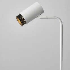 Lampade Da Tavolo-Selezionato da Mazzolaluce Lampada da tavolo bianca orientabile minimal