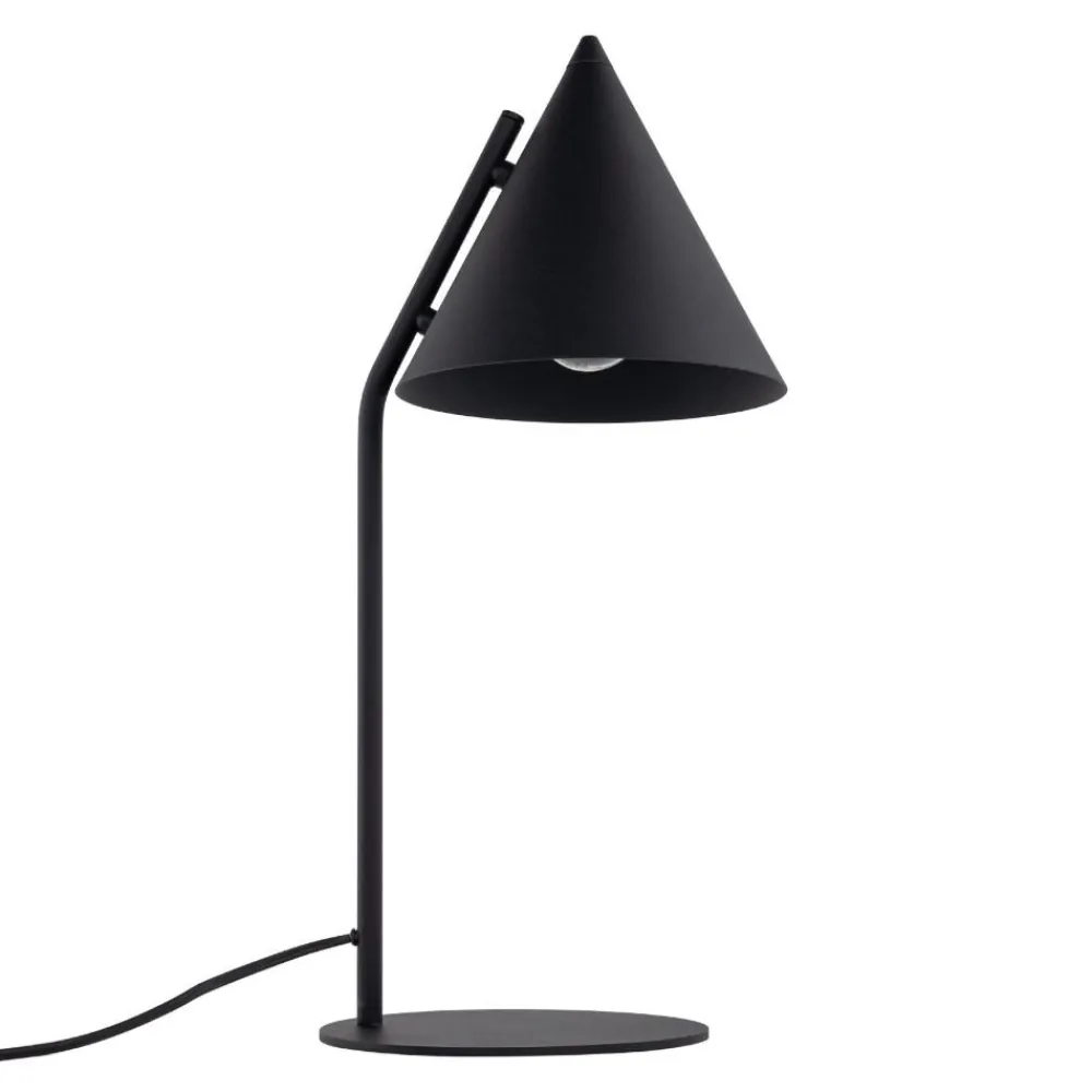 Lampade Da Tavolo-Selezionato da Mazzolaluce Lampada da tavolo cono nero design moderna